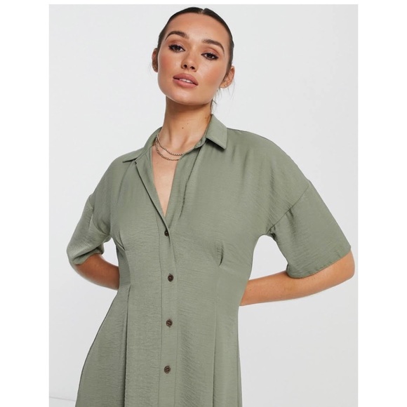 ASOS BUTTON DOWN SHIRTDRESS ❤️IN STORES❤️ - Picture 4 of 4
